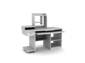 时尚电脑桌3D模型